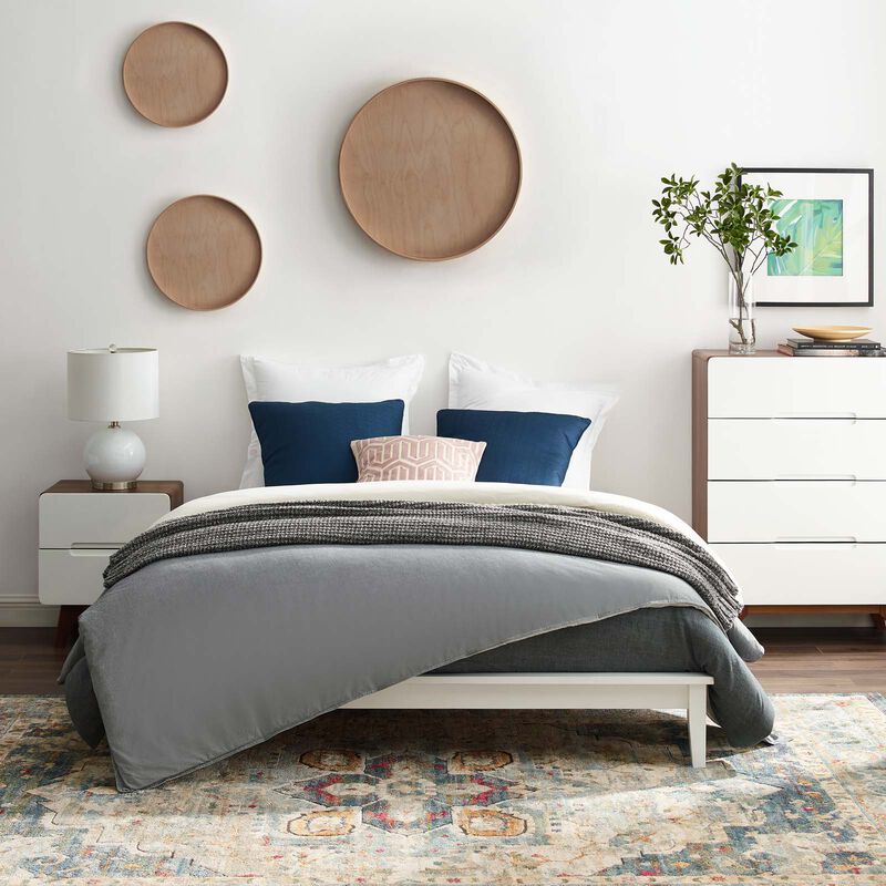 Modway - Lodge Full Wood Platform Bed Frame image number 1
