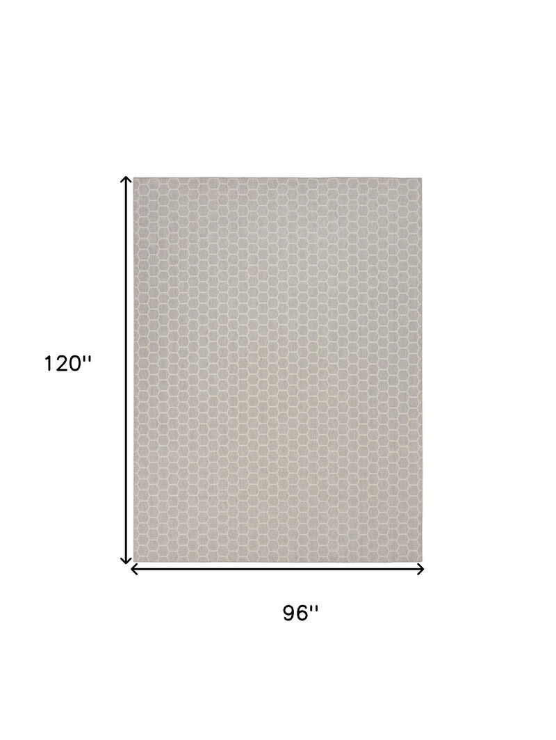 HomeRoots Geometric Indoor Outdoor Area Rug image number 4