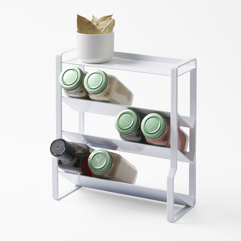 Four-Tier Slim Spice Rack - Steel image number 6