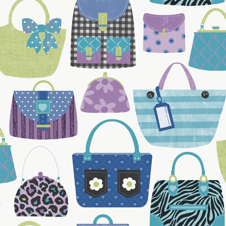 Kids and Teens Purses Blue Wallpaper G78583