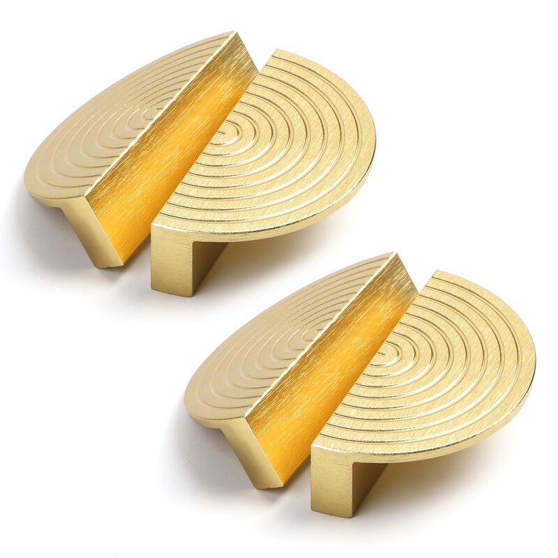 BaiNong Gold Drawer pulls Brushed Brass Cabinet pulls Modern Gold Cabinet pulls Cabinet Handles Gold Drawer Handles for Dresser