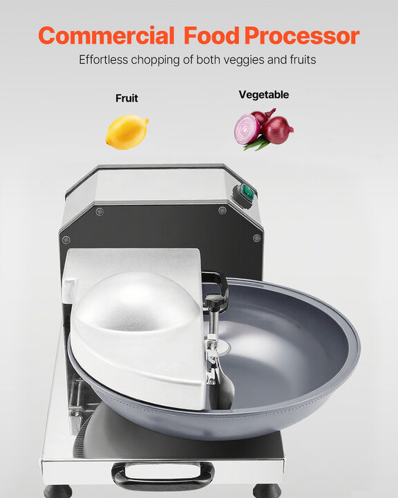 Food Processor Vegetable Chopper 3000RPM Food-Grade Stainless Steel Blender