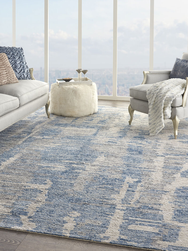 Ellora ELL01 Blue 9'9" x 13'9" Rug