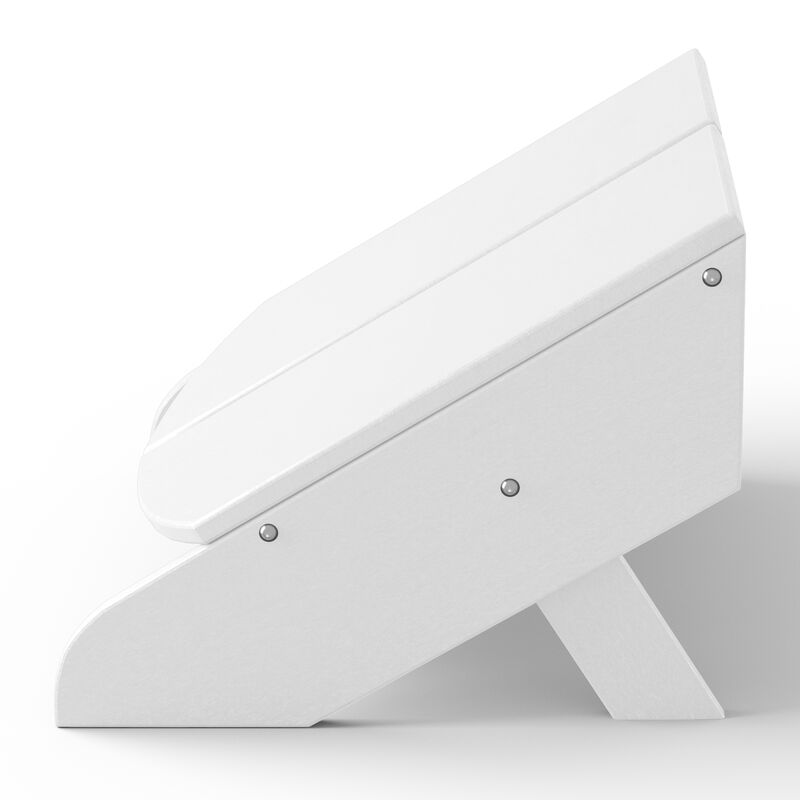 WestinTrends Modern HDPE Plastic Folding Patio Adirondack Ottoman