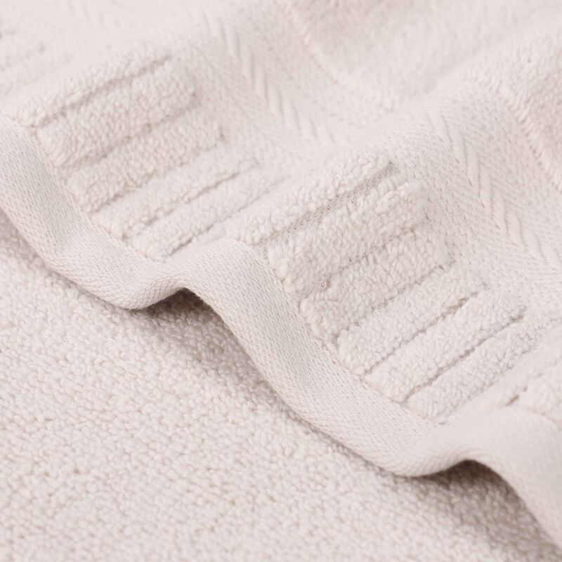 Zero Twist Cotton Towel Set Medium Weight Quick Dry Bath Towels image number 2