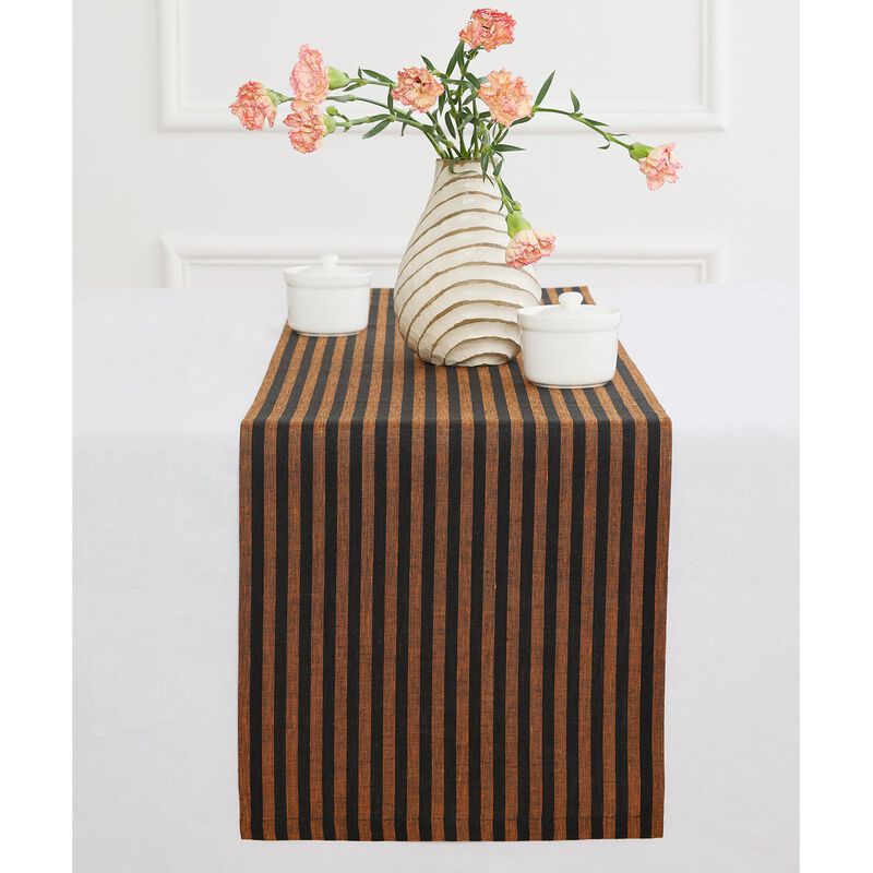 Linen Table Runner - Amalfi Stripe
