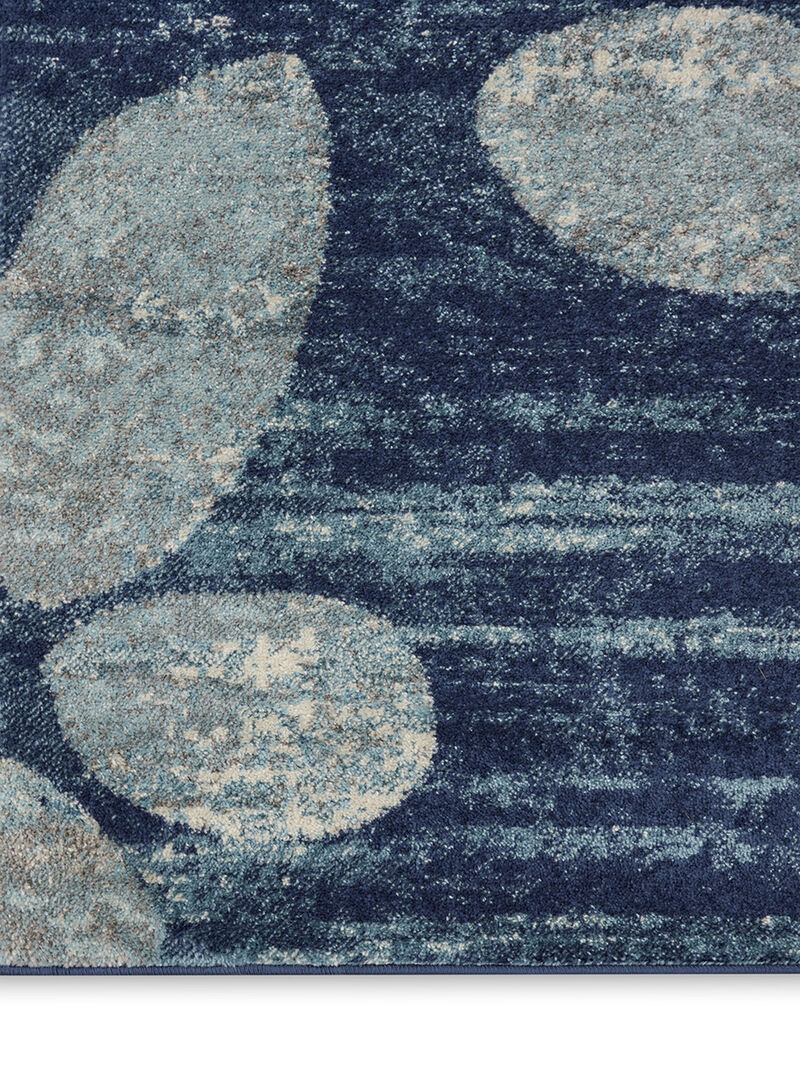 Tranquil TRA01 NAVLB 2' x 4' Rug image number 3