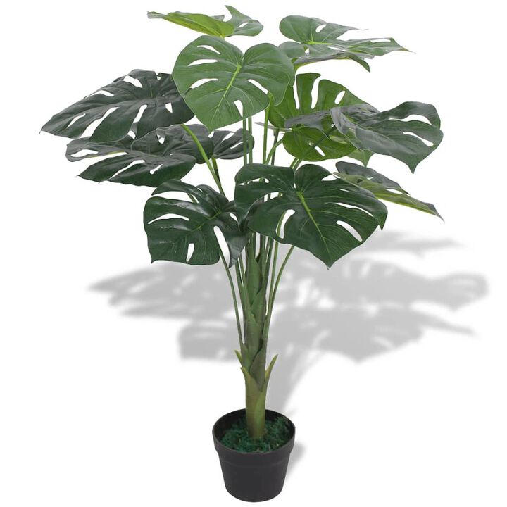 Artificial Plant Green Plastic 27.6 in Durable Artificial Plant