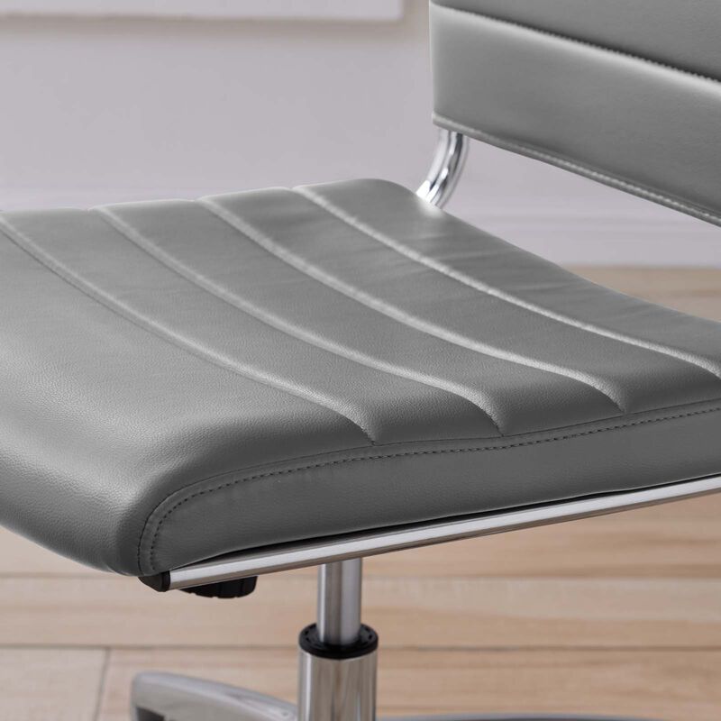 Modway Furniture - Jive Armless Mid Back Office Chair Gray image number 9