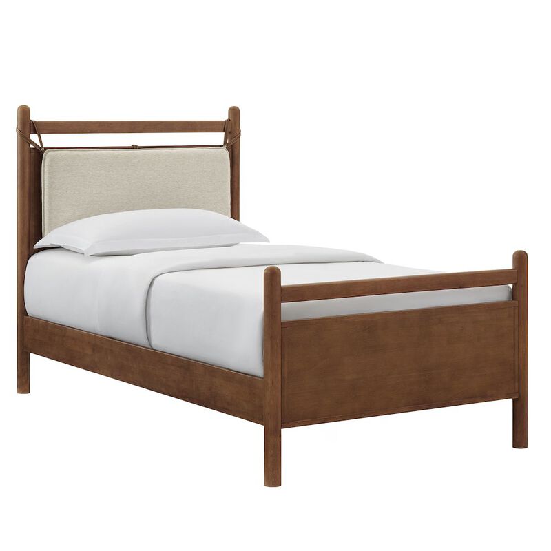 Leni Twin Size Wood Platform Bed Frame image number 0