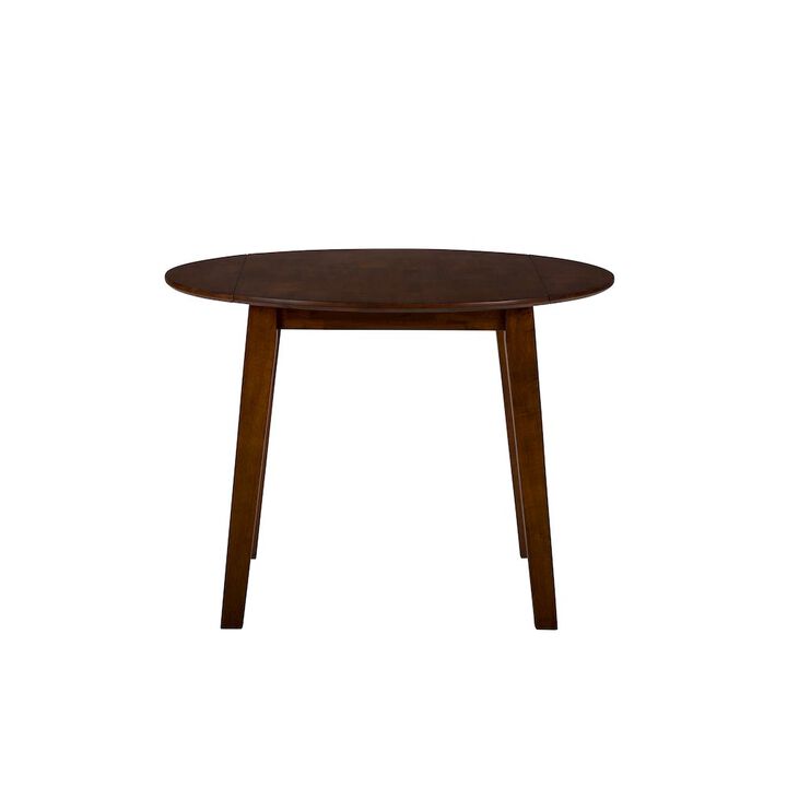 Jofran Simplicity Solid Wood Classic Round Drop-leaf Table