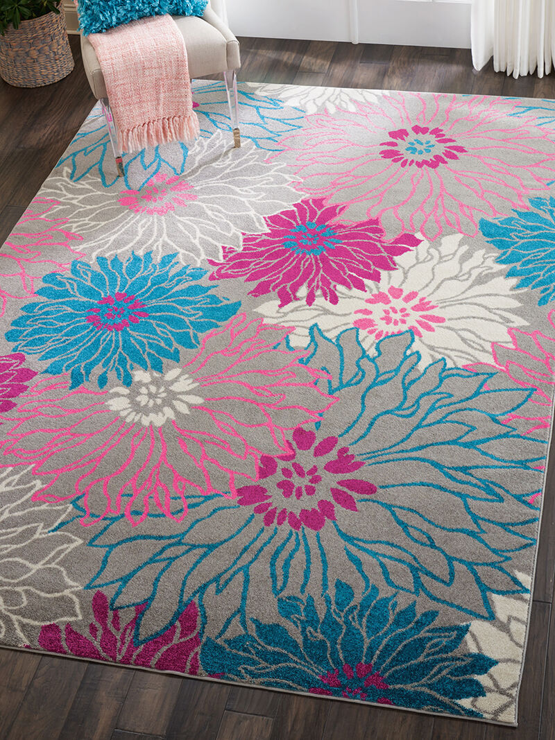 Passion PSN17 Gray 6'7" x 9'6" Rug image number 4