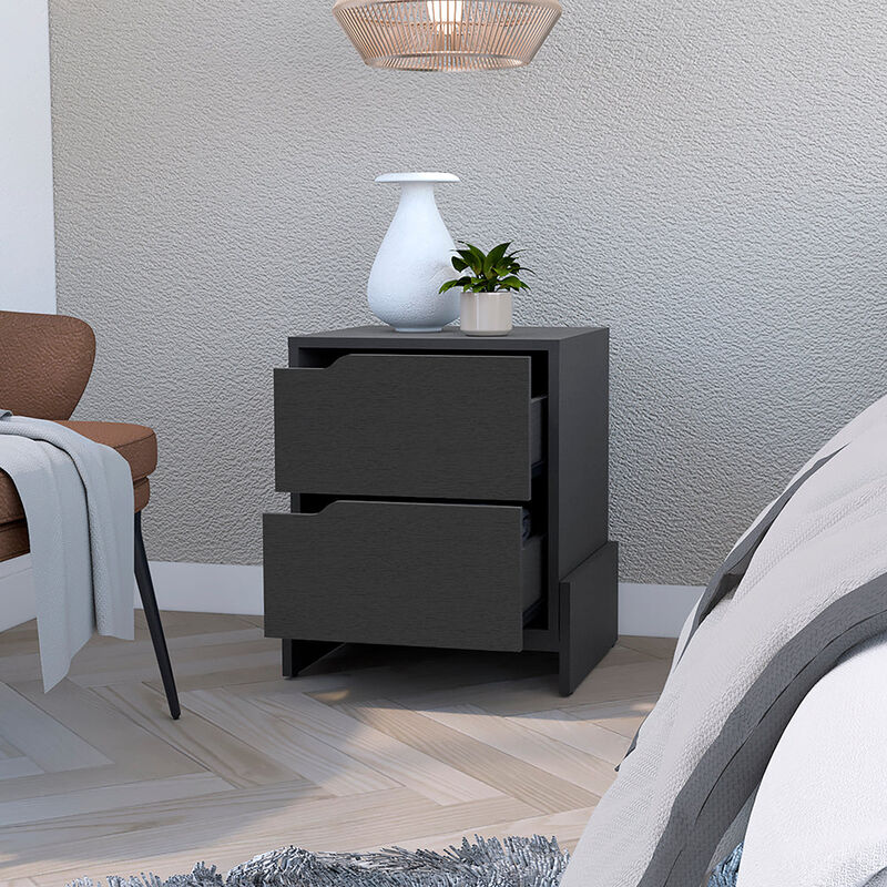 Nightstand Brookland, Bedroom, Black
