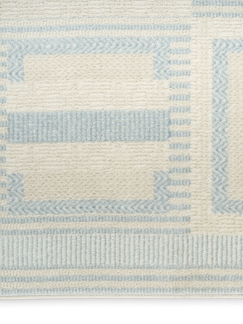 Nordic NRC11 Ivory/Blue 2' x 6' Rug