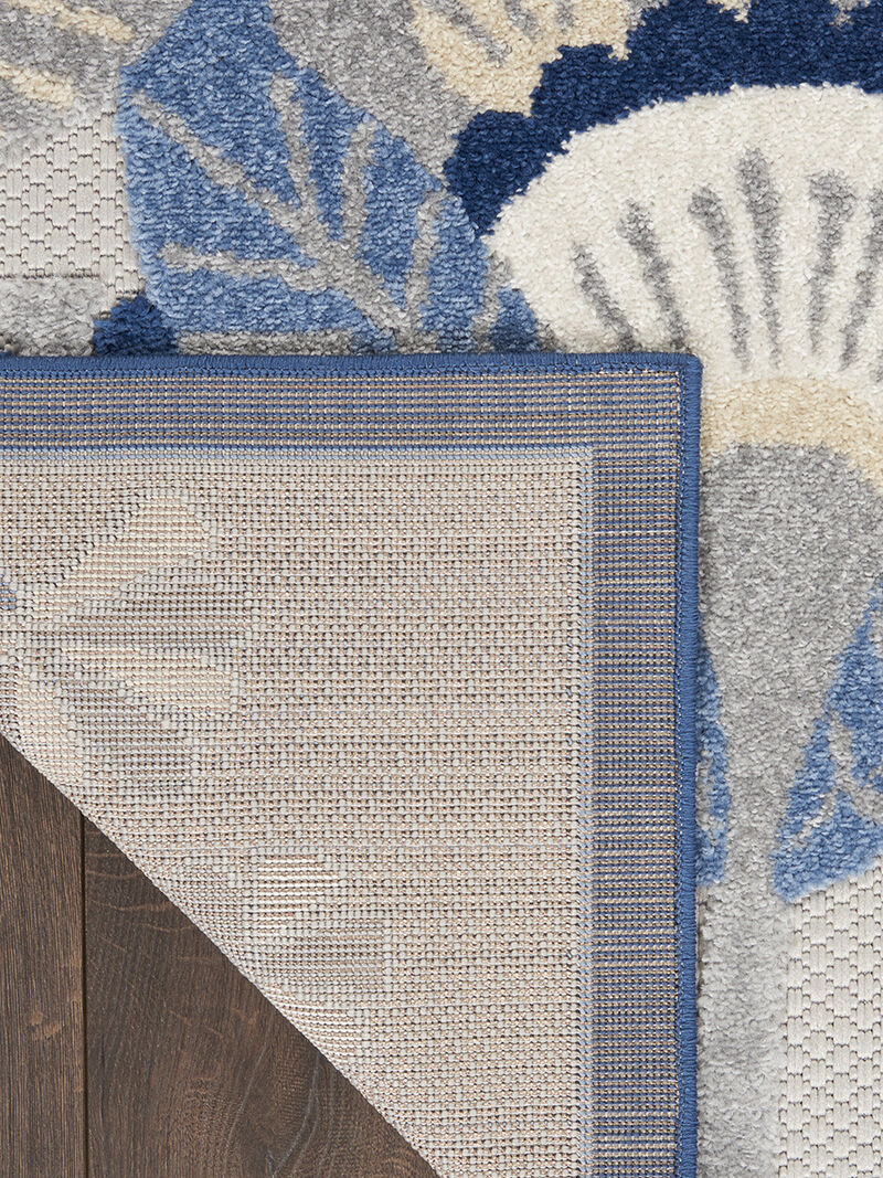 Aloha ALH25 Blue/Gray 6' x 9' Rug