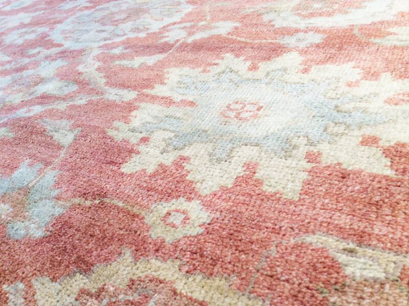 Pasargad Home Sultanabad Hand-Knotted Rust Lamb's Wool Area Rug-12' 1'' X 14'11'' image number 3