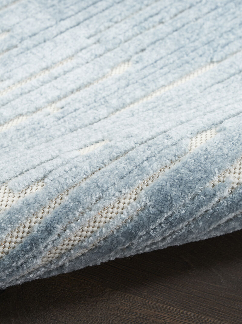 Care Free CAF04 Blue 3'11" x 5'11" Rug