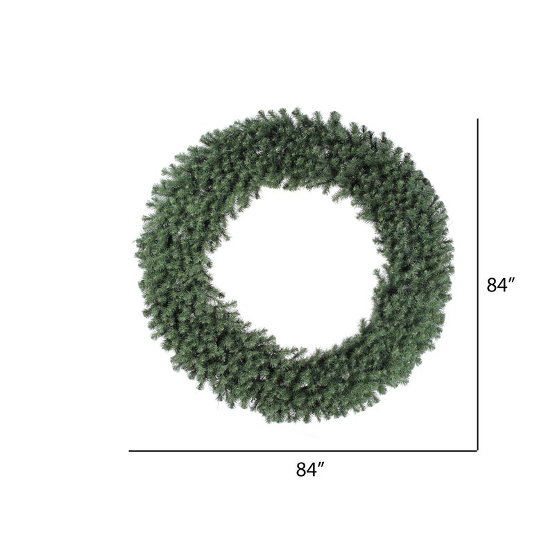 Vickerman 84" Douglas Fir Artificial Christmas Wreath, Unlit - Faux Fir Christmas Wreath - Seasonal Decor - Unlit - Assembly Required - for Front Door or Mantle - Extra Large Wreath image number 1