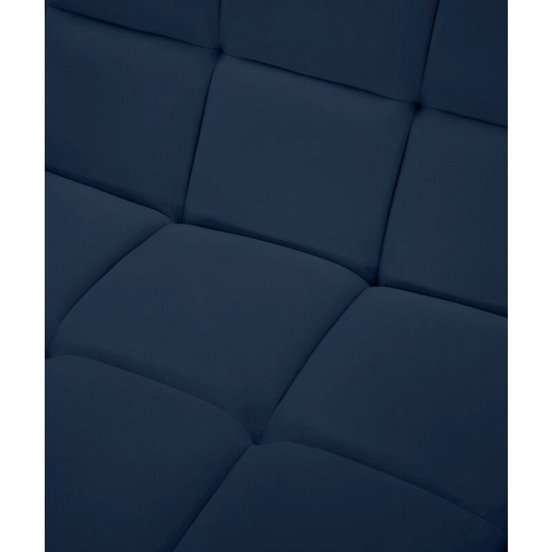 Meridian Furniture Relax Navy Velvet Corner Chair