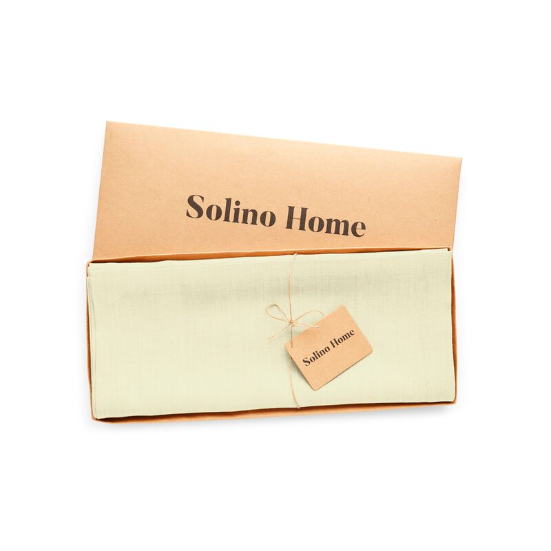 Solino Home 100% Pure Linen Table Runner - Diana