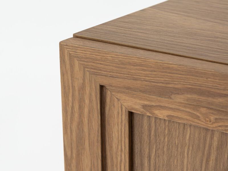 62" High Wood Grain Decorative Storage Cabinet with Sufficient Space for 12 Shelves image number 3