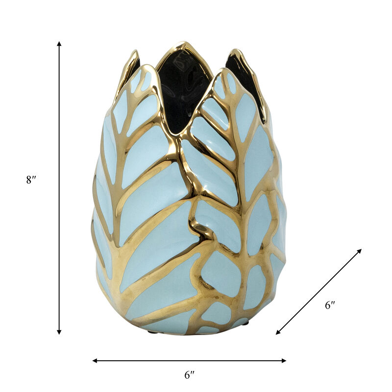 Novelty Abstract Leaf Vase