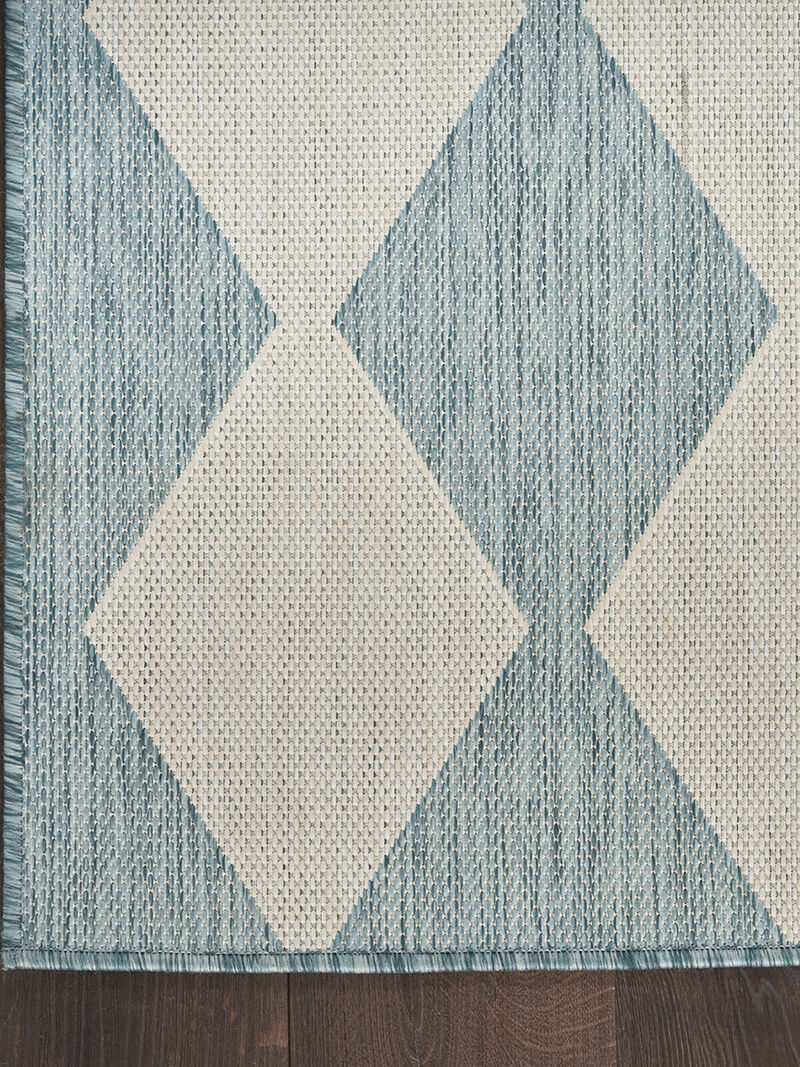 Positano POS04 Aqua 2'2" x 10' Rug image number 2