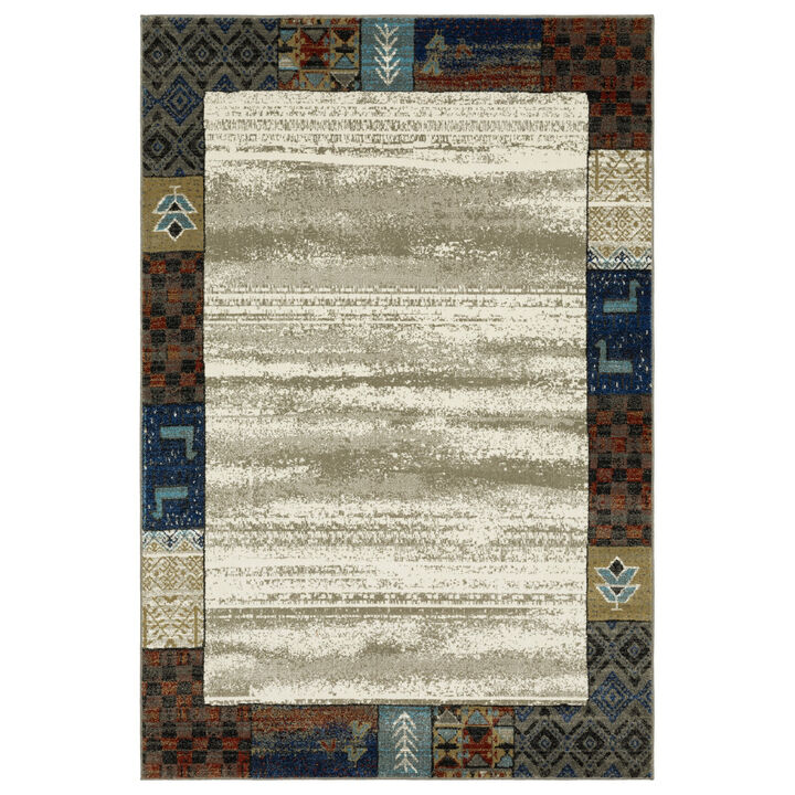 HomeRoots Patchwork Area Rug