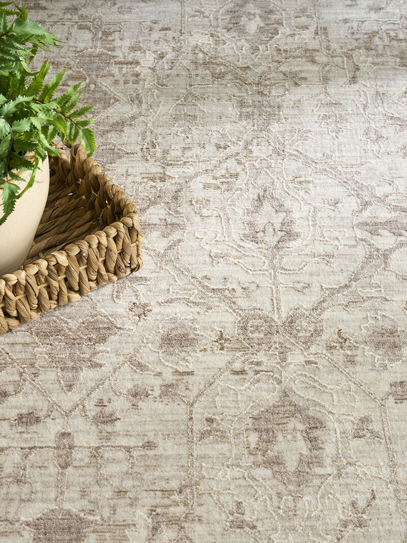 Shadows SHW05 Ivory/Gray 6' x 9' Rug