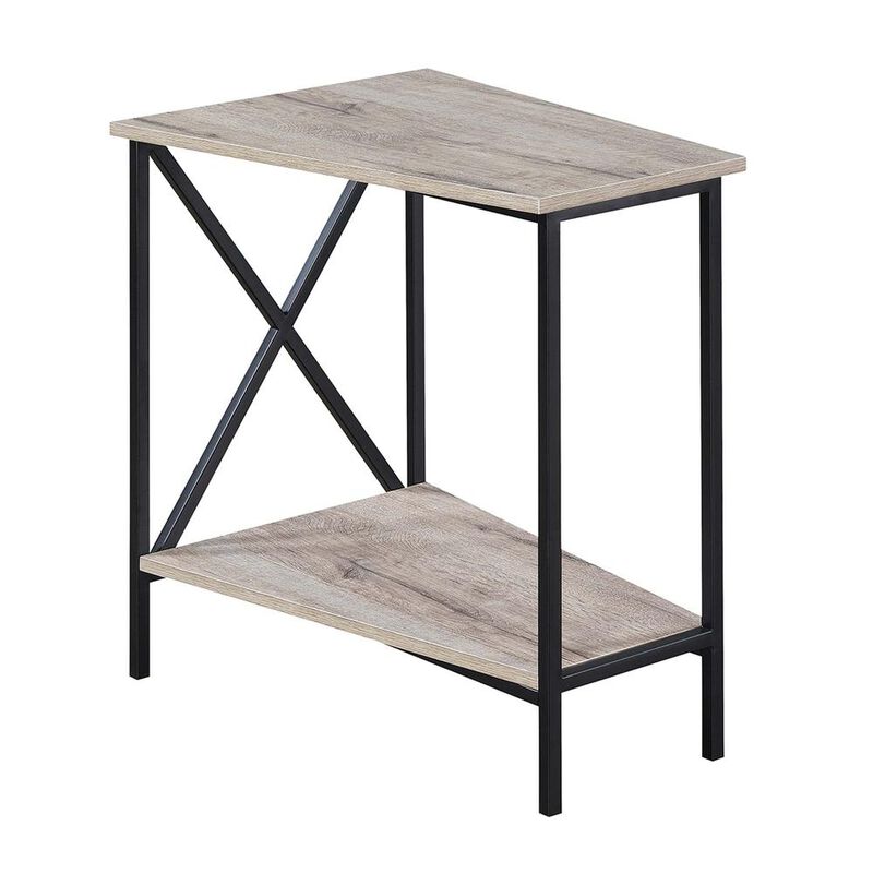 Convience Concept, Inc. Tucson Wedge End Table with Shelf