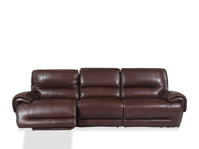 Rio Leather Power Sofa