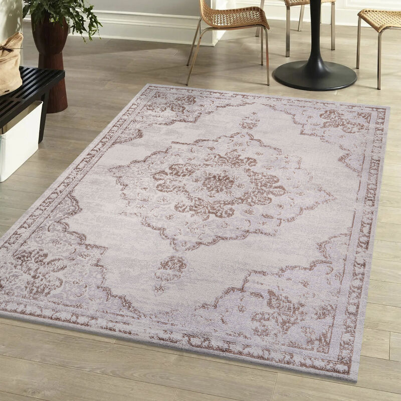 Alhambra Ornate Medallion Modern Area Rug