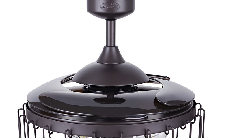 Fanaway Sheridan 48" Retractable Blade Ceiling Fan with Light and Remote, Modern Fandelier Ceiling Fan, Patented Design Technology, Stronger Thicker Blades image number 5