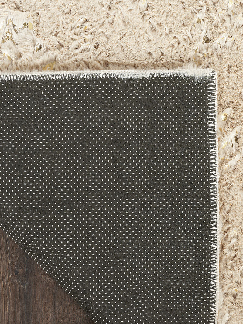 Cozy Shimmer CSH01 Beige/Gold 7'9" x 9'9" Rug