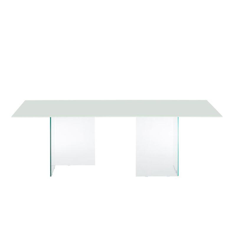 Casabianca Home Miami Dining Table White Top