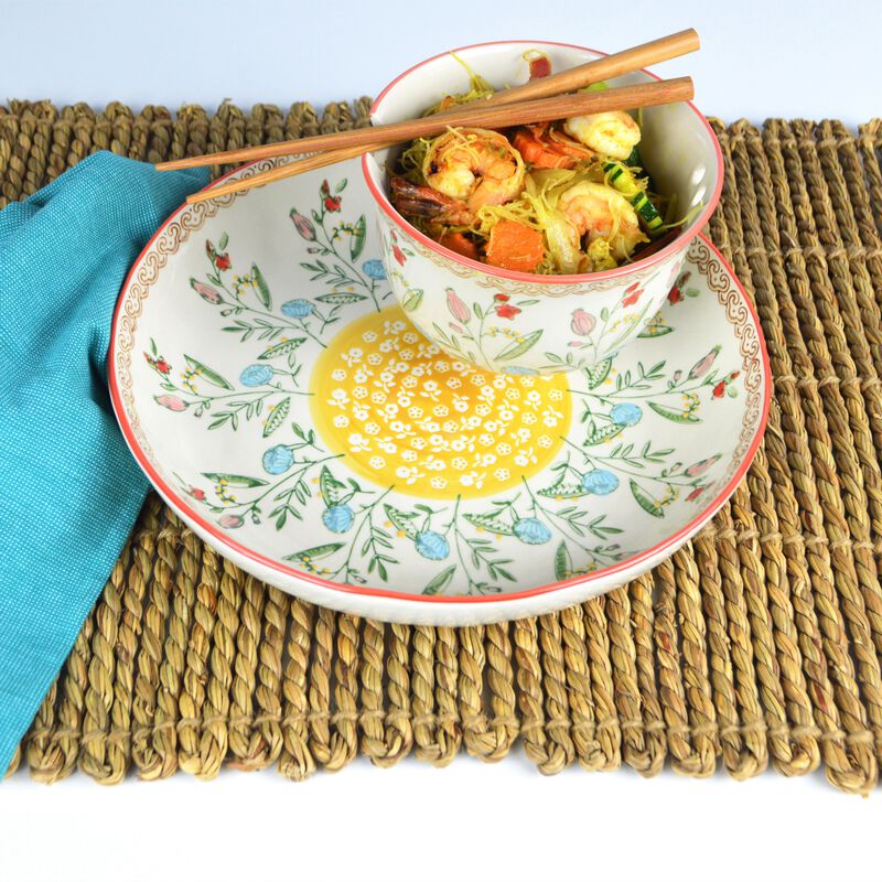 Euro Ceramica Ella Single-Serve Ramen & Meal Bowl Set image number 2