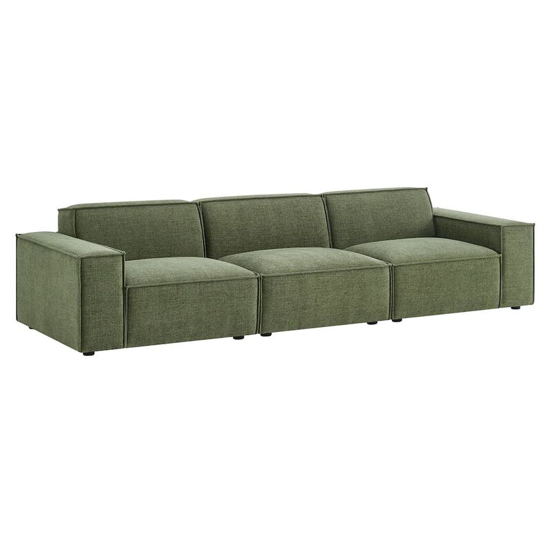Restore 3-Piece Performance Fabric Upholstered Modular Sofa Set image number 0