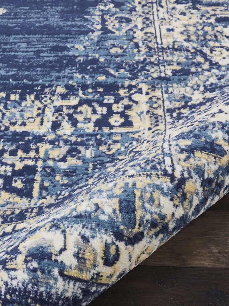 Grafix GRF14 Navy/Blue 2'3" x 10' Rug