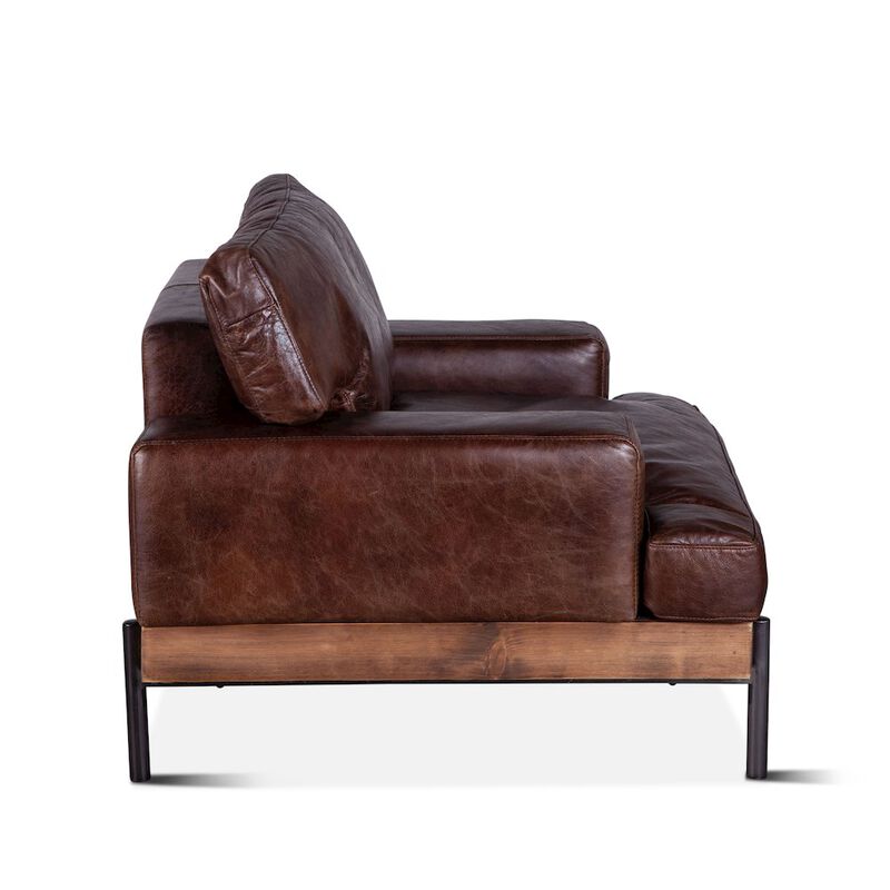 World Interiors Chiavari Armchair in Geisha Brown Leather image number 2