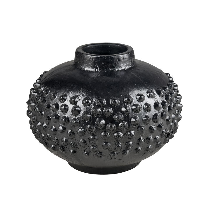 Dorus Medium Black Vase