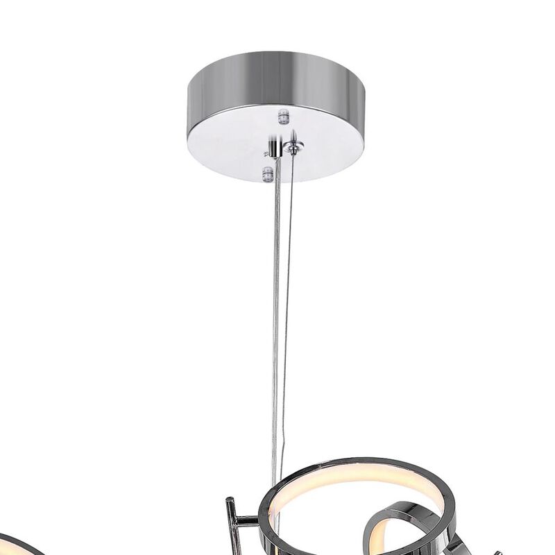 Colette LED Chandelier With Chrome Finish