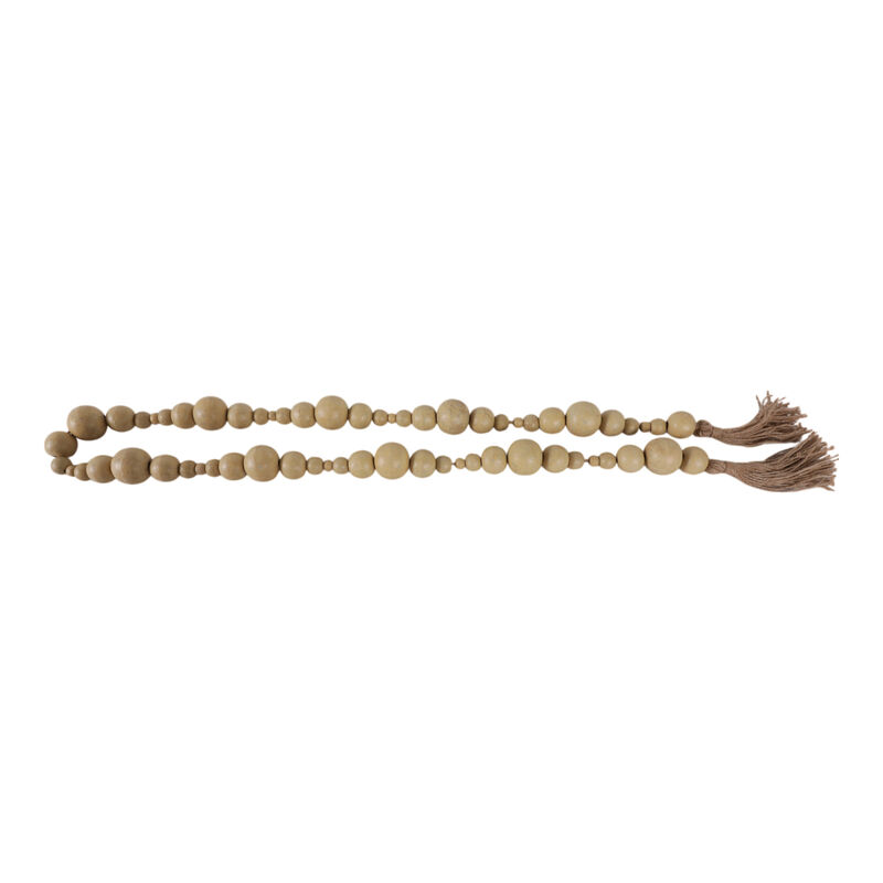 Wood Stonewash Bead Garland image number 3