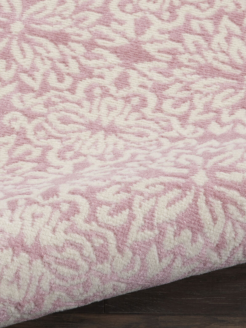 Jubilant JUB06 Ivory/Pink 2'3" x 7'3" Rug