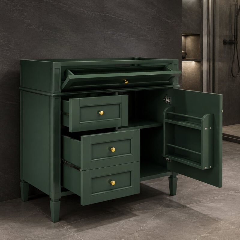 36" Bathroom Vanity Without Top Sink image number 2