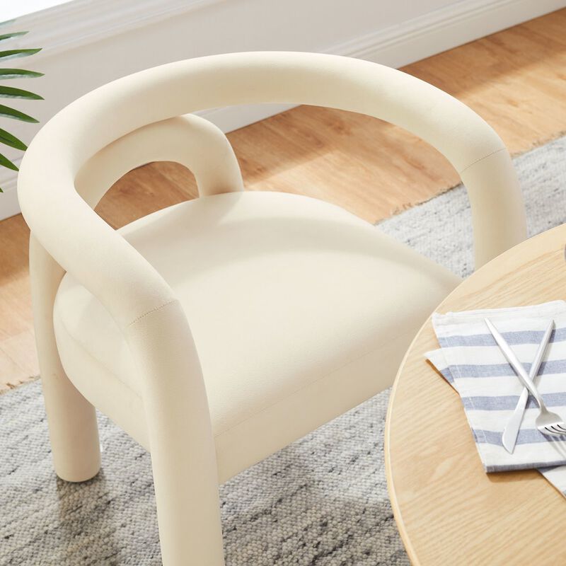 Astrid Performance Velvet Dining Chair image number 8