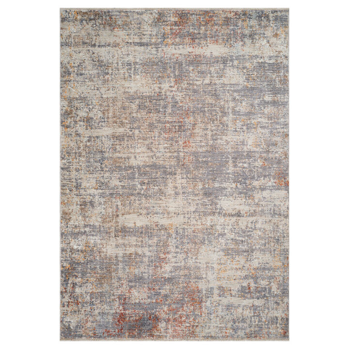 HomeRoots Floral Medallion Runner Rug With Fringe