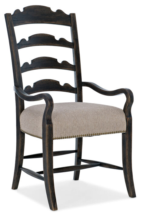La Grange Twin Sisters Ladderback Arm Chair