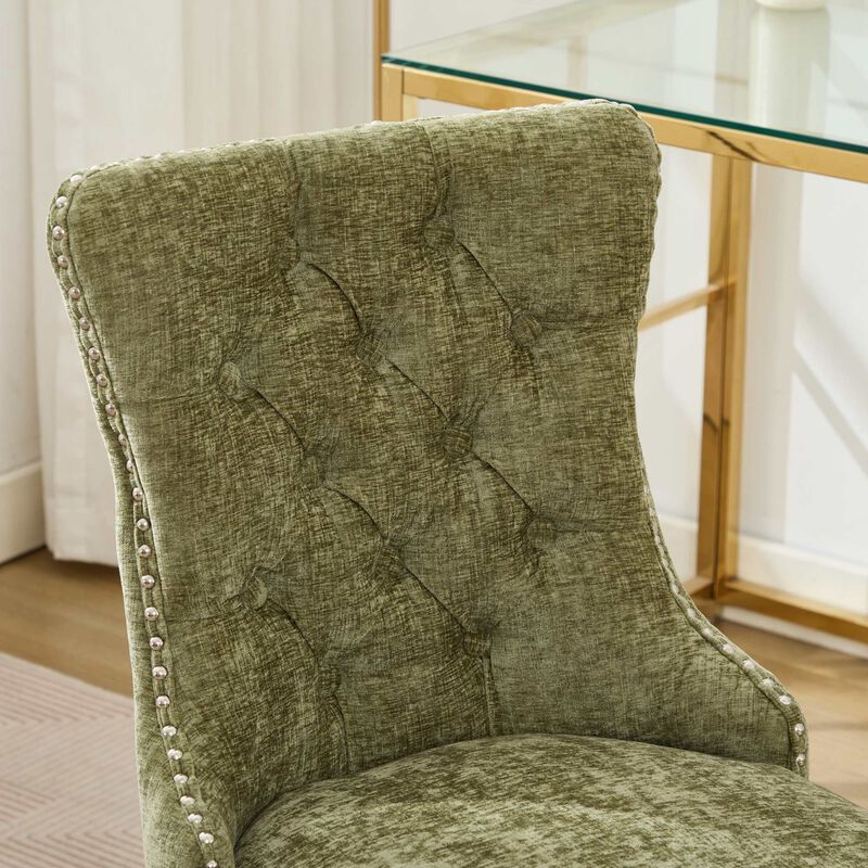 Fasnit Chenille Tufted Office Chair image number 3