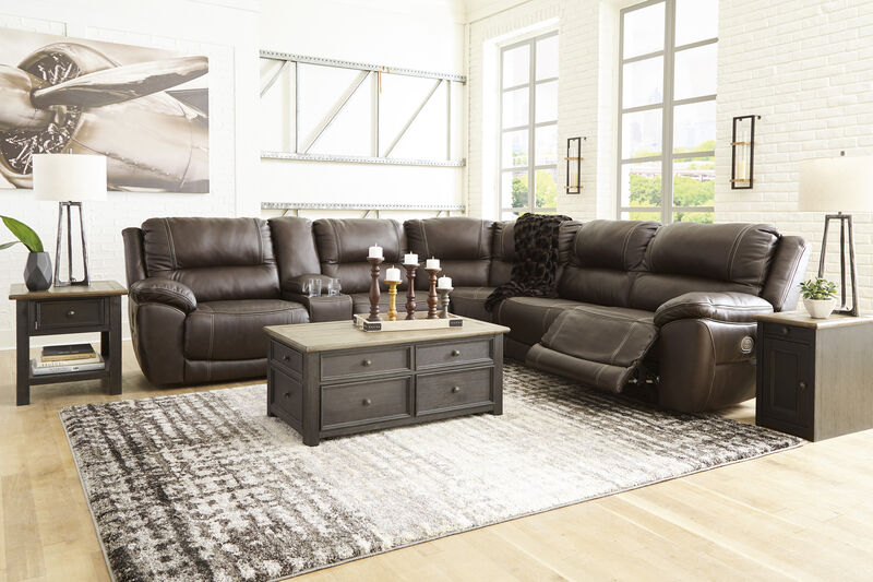 Dunleith 6PC Power Reclining Sectional