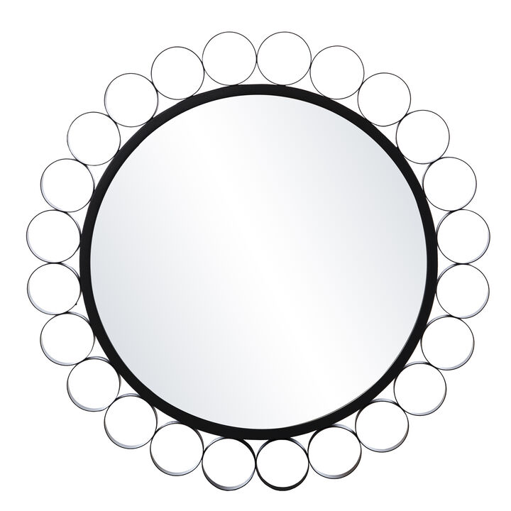 Abdella Round Decorative Mirror